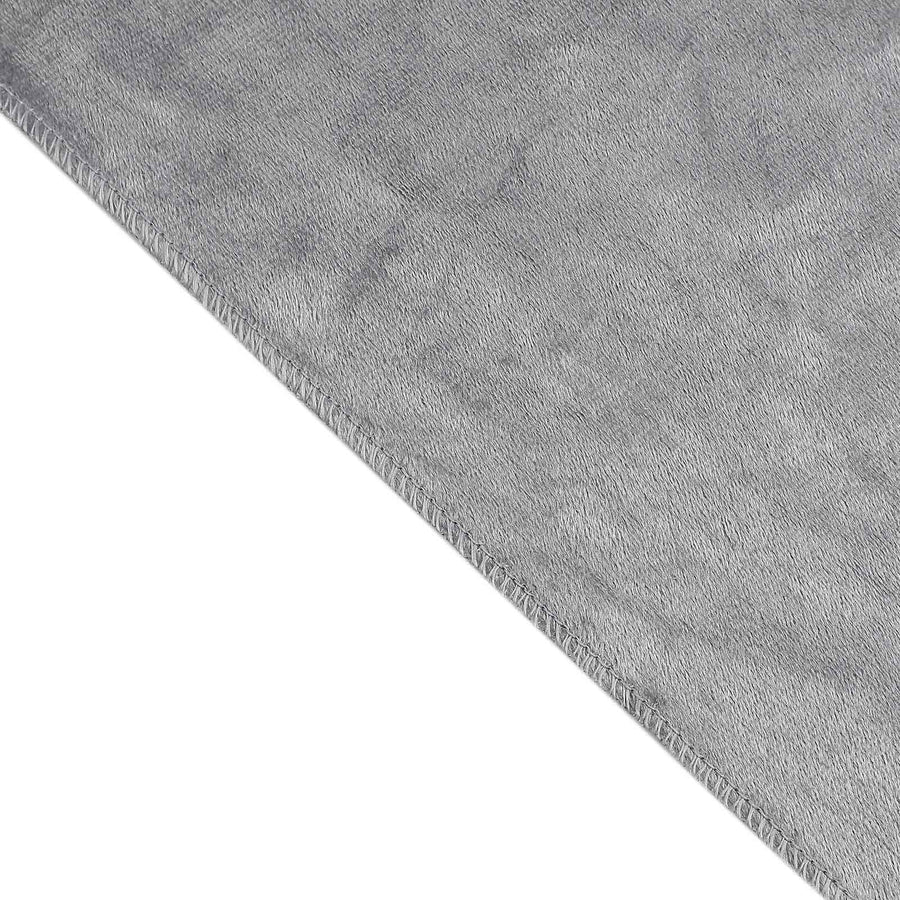 65inch x 5 Yards Silver Soft Velvet Fabric Bolt, DIY Craft Fabric Roll