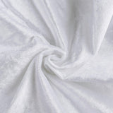 65inch x 5 Yards White Soft Velvet Fabric Bolt, DIY Craft Fabric Roll#whtbkgd