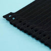12 Pack | 8inch Black Reusable Fastening Velcro Cable Ties