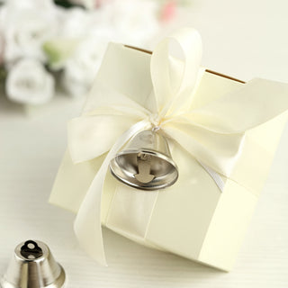 Elevate Your Wedding Decor with Silver Kissing Bells