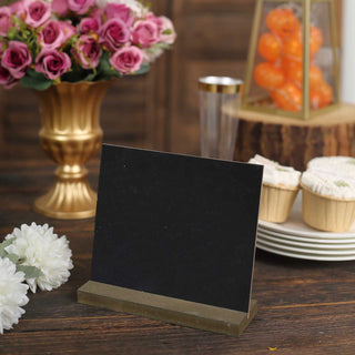 Enhance Your Event Decor with the 6 Pack of Mini Table Chalkboard Place Card Signs