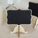 10 Pack | 3inch Mini Wooden Chalkboard Sign Table Displays With Removable Stands