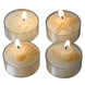 4 Pack | Gift Wrapped Island Sea Shell Tea Light Candle Party Favors With Thank You Tag