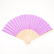 5 Pack Lavender Lilac Asian Silk Folding Fans Party Favors, Oriental Folding Fan Favors#whtbkgd