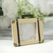 4 Pack | Mini 3inch Suitcase Resin Picture Frame Party Favors, Vintage Travel Place Card Holders