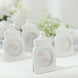 4 Pack | White Resin 4inch Baby Feeding Bottle Picture Frame Party Favors, Baby Shower Favors