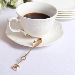 Add a Touch of Luxury to Your Event with Gold Metal Couple Coffee Spoons