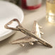 4Inch Antique Gold Metal Airplane Bottle Opener Vintage Party Favor Gift Box Pre-Packed