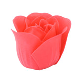 4 Pack | 24 Pcs Coral Scented Rose Soap Heart Shaped Party Favors With Gift Boxes And Ribbon#whtbkgd