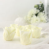 4 Pack | 24 Pcs Ivory Scented Rose Soap Heart Shaped Party Favors With Gift Boxes And Ribbon