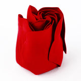 4 Pack | 24 Pcs Red Scented Rose Soap Heart Shaped Party Favors With Gift Boxes And Ribbon#whtbkgd