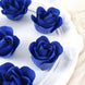 4 Pack | 24 Pcs Royal Blue Scented Rose Soap Heart Shaped Party Favors With Gift Boxes And Ribbon