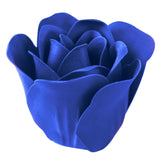 4 Pack | 24 Pcs Royal Blue Scented Rose Soap Heart Shaped Party Favors With Gift Boxes#whtbkgd