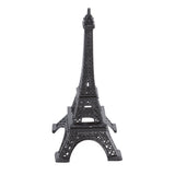 6inch Black Metal Eiffel Tower Table Centerpiece, Decorative Cake Topper#whtbkgd