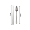 Stainless Steel Spoon & Chopsticks Set Party Favor With Gift Box, Ribbon & Tag