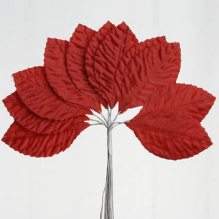 Add a Touch of Elegance to Your Wedding Decor with 144 Red Burning Passion Leaves