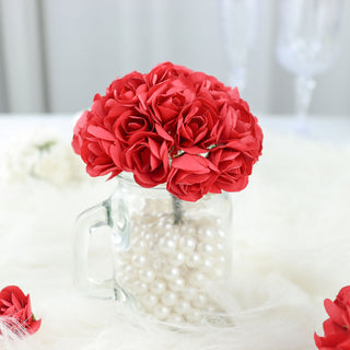 The Perfect Addition to Your Event Decor - Red Paper Mini Craft Roses