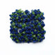 144 Pcs Royal Blue Wired Rose Flowers For Bridal Bouquet Craft Embellishment