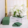 3 Pack | Green Wet Floral Foam Bricks, Flower Arrangement Foam Blocks