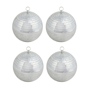 Turn Any Room into an Enchanting Space with the Hanging Silver Foam Disco Balls