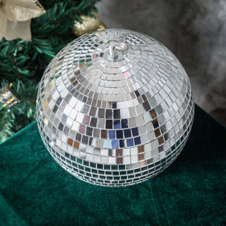 Transform Your Space with the Silver Foam Disco Mirror Ball