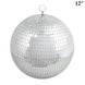 12inches Large Silver Foam Disco Mirror Ball With Hanging Swivel Ring, Holiday Party Decor#whtbkgd