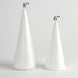 24 Pack | 6inch White Styrofoam Cone, Foam Cone For DIY Crafts