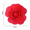 6 Pack | 8inch Red Real Touch Artificial Foam DIY Craft Roses