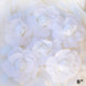 6 Pack | 8inch White Real Touch Artificial Foam DIY Craft Roses