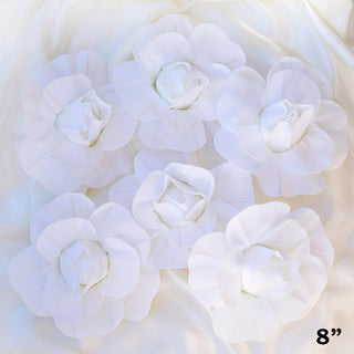 Elegant White Foam Roses for Stunning Wedding Decor