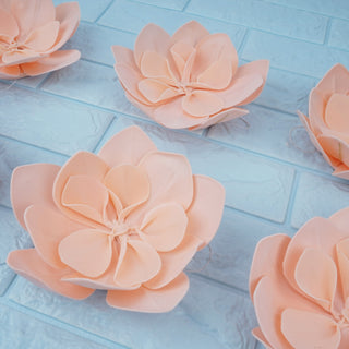 Create a Whimsical and Charming Atmosphere with Blush Daisy Large Foam Flowers