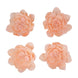 4 Pack | 12inch Blush / Rose Gold Real-Like Soft Foam Craft Daisy Flower Heads