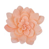 4 Pack | 16inch Blush / Rose Gold Real-Like Soft Foam Craft Daisy Flower Heads#whtbkgd