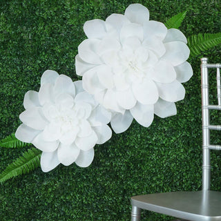White Soft Foam Craft Daisy Flower Heads - Add Charm and Elegance to Your Decor