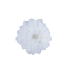 6 Pack | 8inch White Life-Like Soft Foam Craft Dahlia Flower Heads