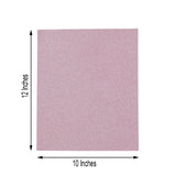 10 Pack | Pink Self-Adhesive Glitter DIY Craft Foam Sheets - 12x10inch