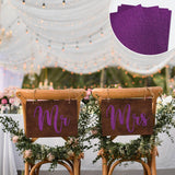 10 Pack | Purple Self-Adhesive Glitter DIY Craft Foam Sheets - 12x10inch