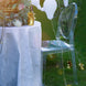 Clear Acrylic Banquet Ghost Chair With Oval Back, Transparent Armless Accent Chair