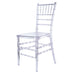 Resin Clear Chiavari Chair, Armless Stackable Chairs #whtbkgd