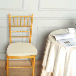 The Perfect Addition to Your Event Decor: Ivory Chiavari Chair Pad
