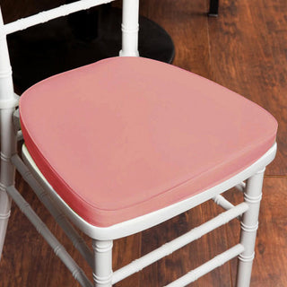 Enhance Your Event with the Dusty Rose Chiavari Chair Pad