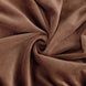 Copper Dining Chair Seat Cover, Velvet Chair Cushion Cover With Tie