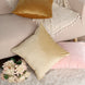 2 Pack | 18inch Champagne Soft Velvet Square Throw Pillow Cover