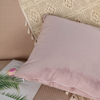Versatile and Stylish Mauve Velvet Throw Pillow Covers