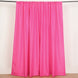 2 Pack Fuchsia Polyester Event Curtain Drapes, 10ftx8ft Backdrop Event Panels With Rod Pockets