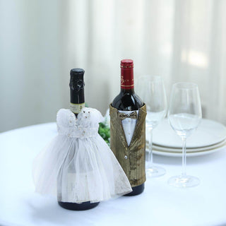 Enhance Your Wedding Decor with a Bridal Bottle Cover Sleeve