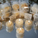 4 Pack | Gift Wrapped Island Sea Shell Tea Light Candle Party Favors With Thank You Tag