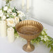 7inch Gold Glass Antique Roman Style Flower Table Pedestal Vase