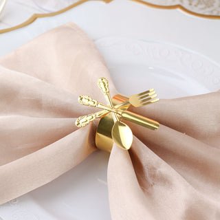 Add Elegance to Your Table with Gold Metal Napkin Rings