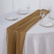 6ft Gold Premium Chiffon Table Runner